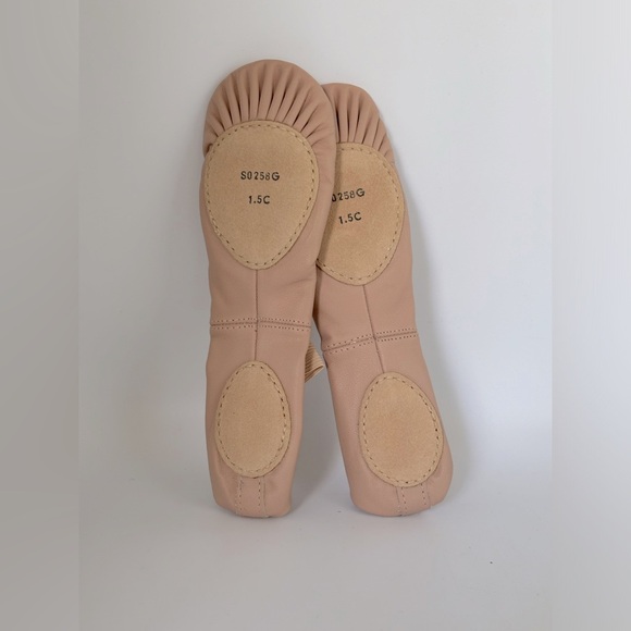 1.5C Bloch Dansoft II Ballet Slippers S0258G Size 1.5C NEW - Picture 3 of 4